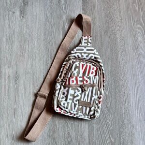 Allover Print Crossbody Bag